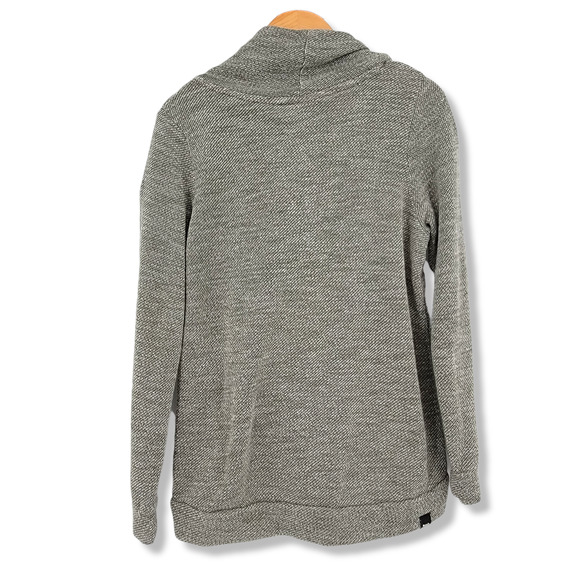 Bench Women's Breeze Overhead Space Dyed Cowl Neck Sweatshirt Size Large - Picture 2 of 13